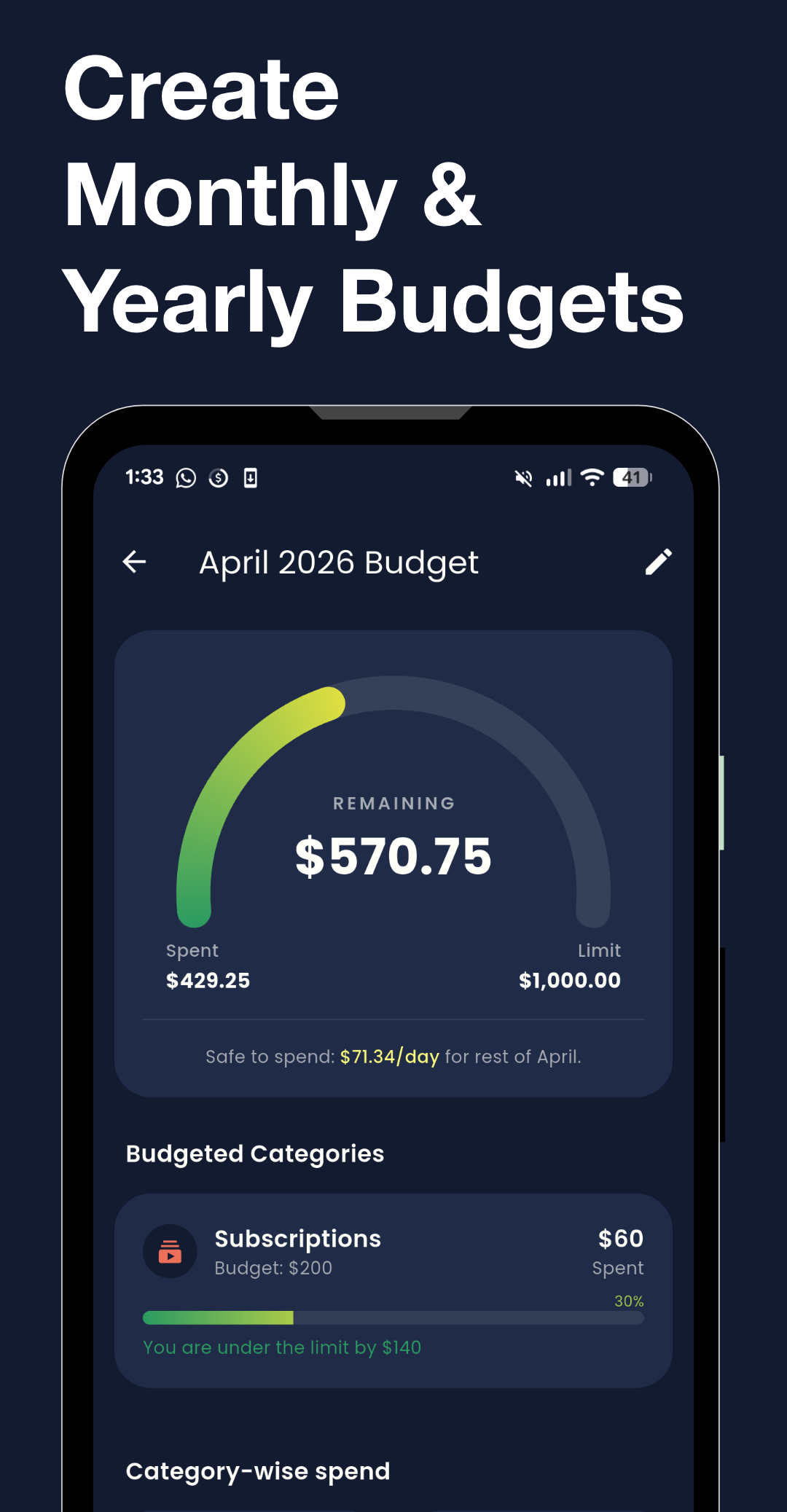 BudgetIt screenshot 5